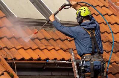 Démoussage et hydrofuge de toiture à Jussas